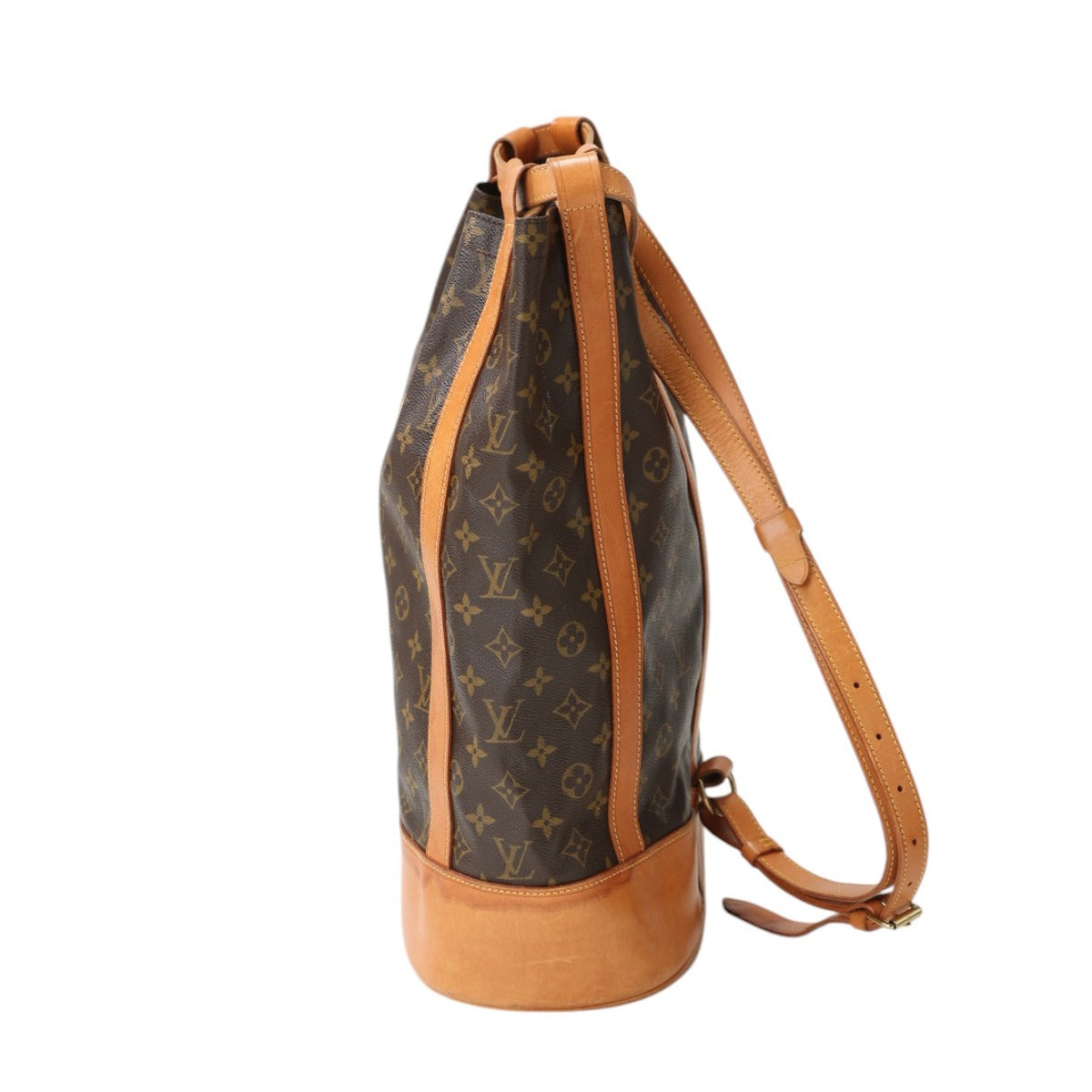 LOUIS VUITTON Shoulder Bag M42244 Monogram canvas, leather Brown Drawstring type Monogram RandonneeGM Women