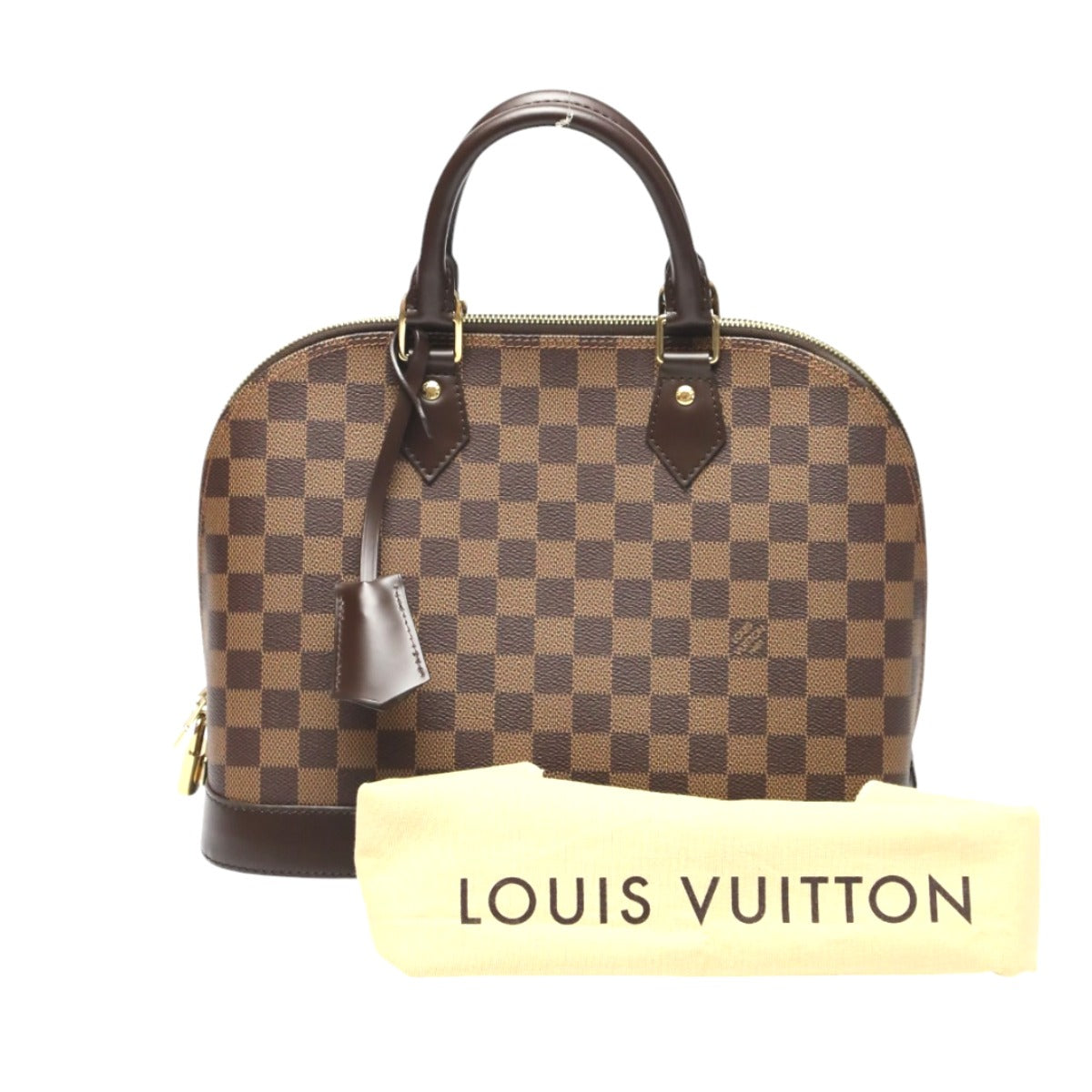 LOUIS VUITTON Handbag N53151 Damier canvas Brown 2WAY Damier Alma PM Women
