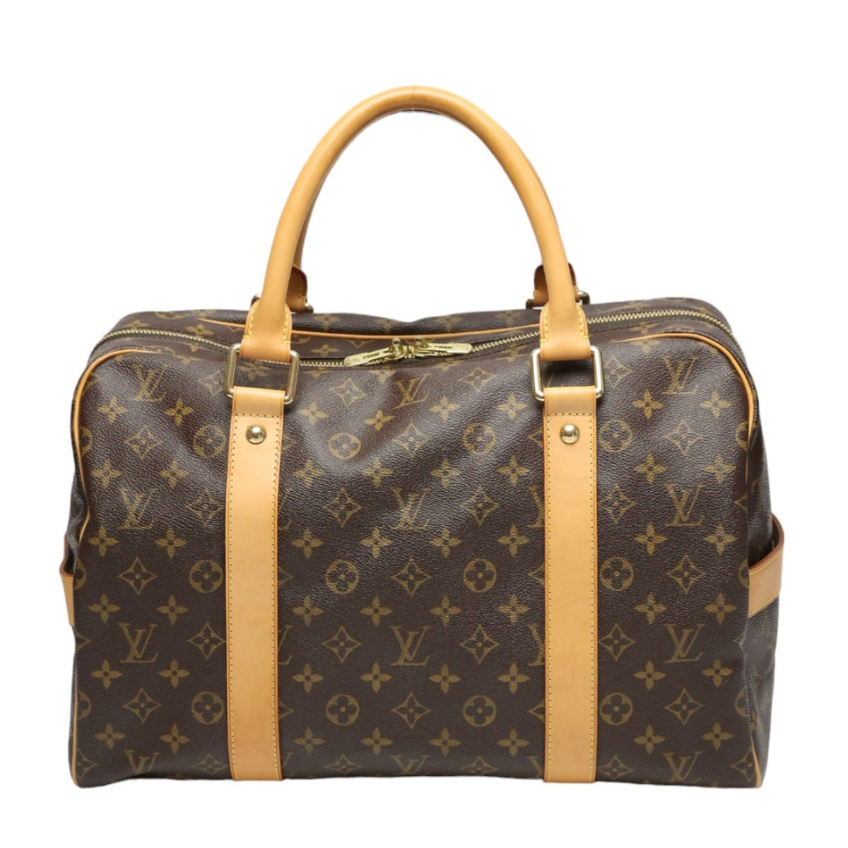 LOUIS VUITTON Boston Duffel bag M40074 Monogram canvas Brown Travel bag Monogram Carryall mens(Unisex)