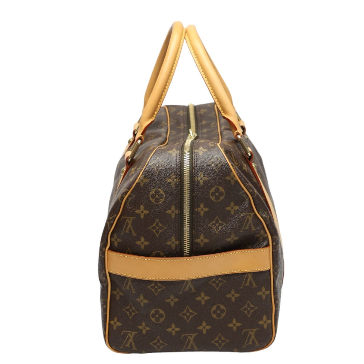 LOUIS VUITTON Boston Duffel bag M40074 Monogram canvas Brown Travel bag Monogram Carryall mens(Unisex)