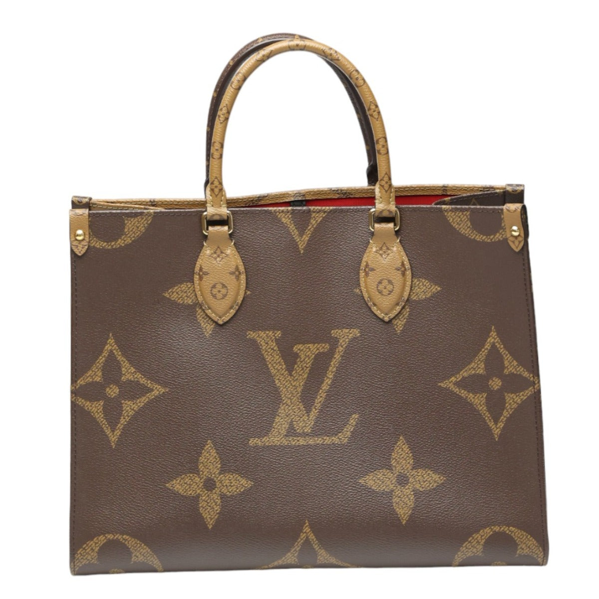 LOUIS VUITTON Tote Bag M45321 Monogram canvas Brown Monogram On the Go MM