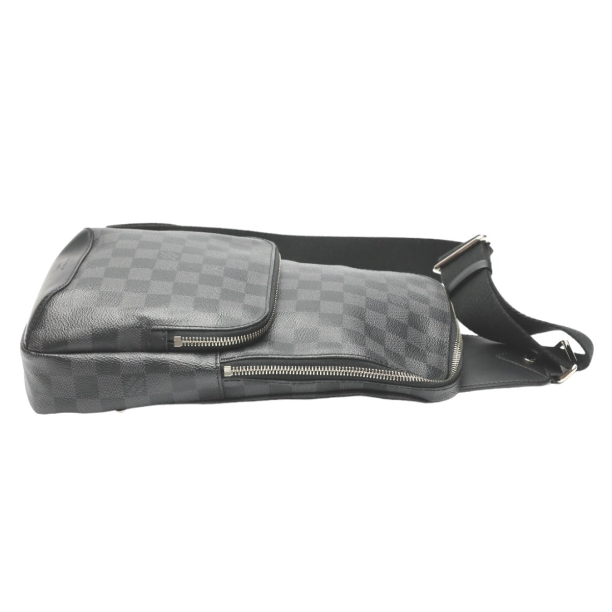 LOUIS VUITTON Shoulder Bag N41719 Damier Grafitto Canvas black Sling bag Graphite Avenir Sling Bag (old model) mens