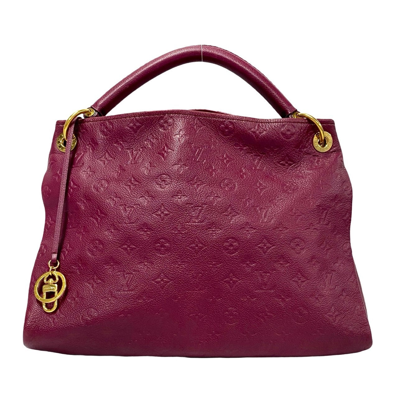 LOUIS VUITTON Shoulder Bag M94047 leather wine-red Monogram Monogram Ann Platt ArtsyMM Women