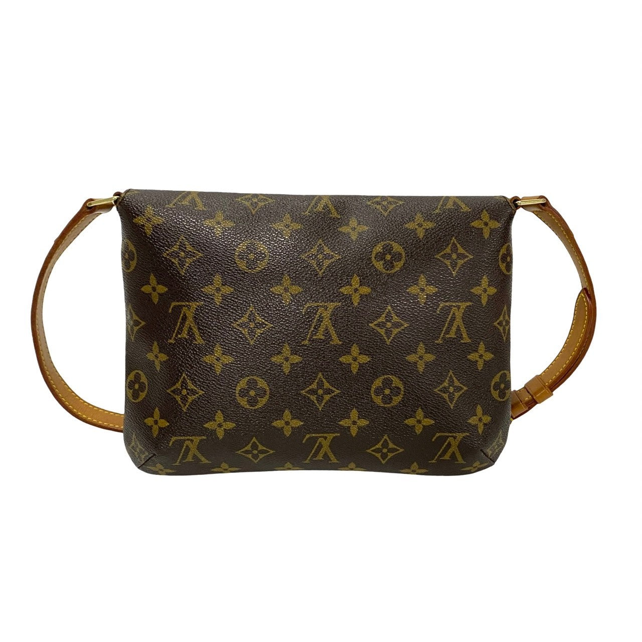 LOUIS VUITTON Shoulder Bag M511257 Leather, PVC Brown Musette tango short Women