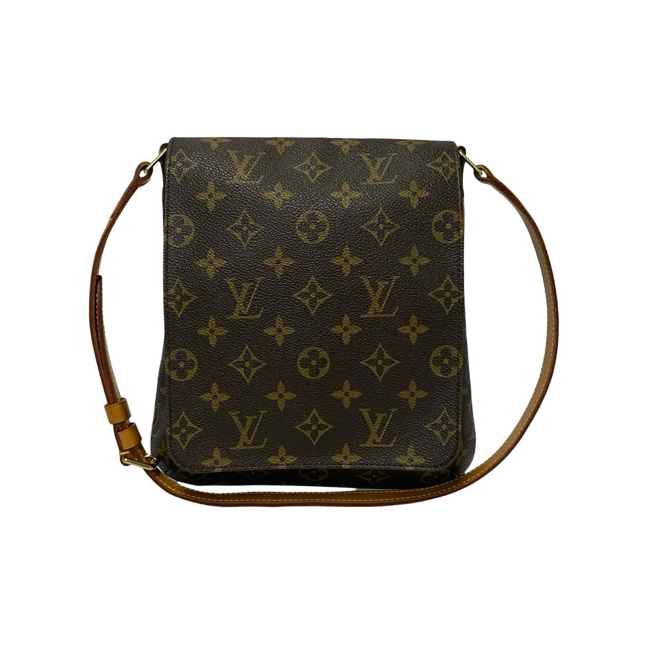 LOUIS VUITTON Shoulder Bag M51258 Leather, PVC Brown Monogram Musette Salsa Women(Unisex)