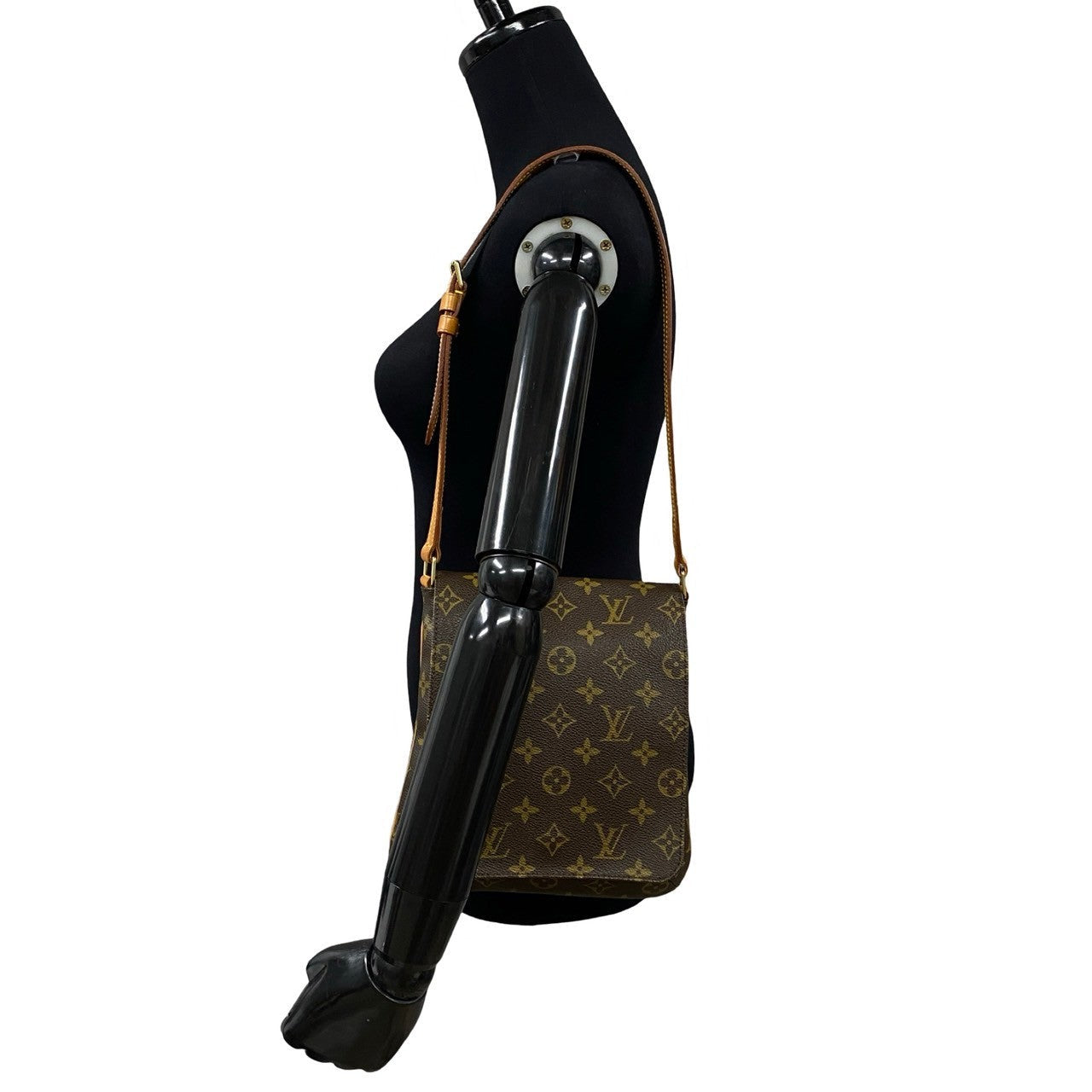 LOUIS VUITTON Shoulder Bag M51258 Leather, PVC Brown Monogram Musette Salsa Women(Unisex)