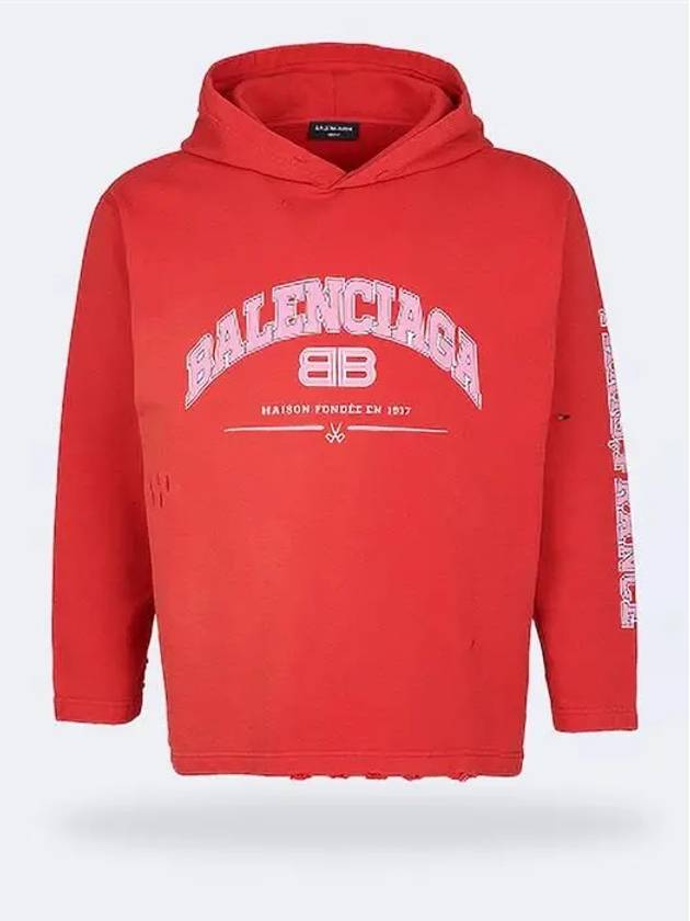 Luxury Balenciaga Trending 2025 BB Logo Hoodie Red
