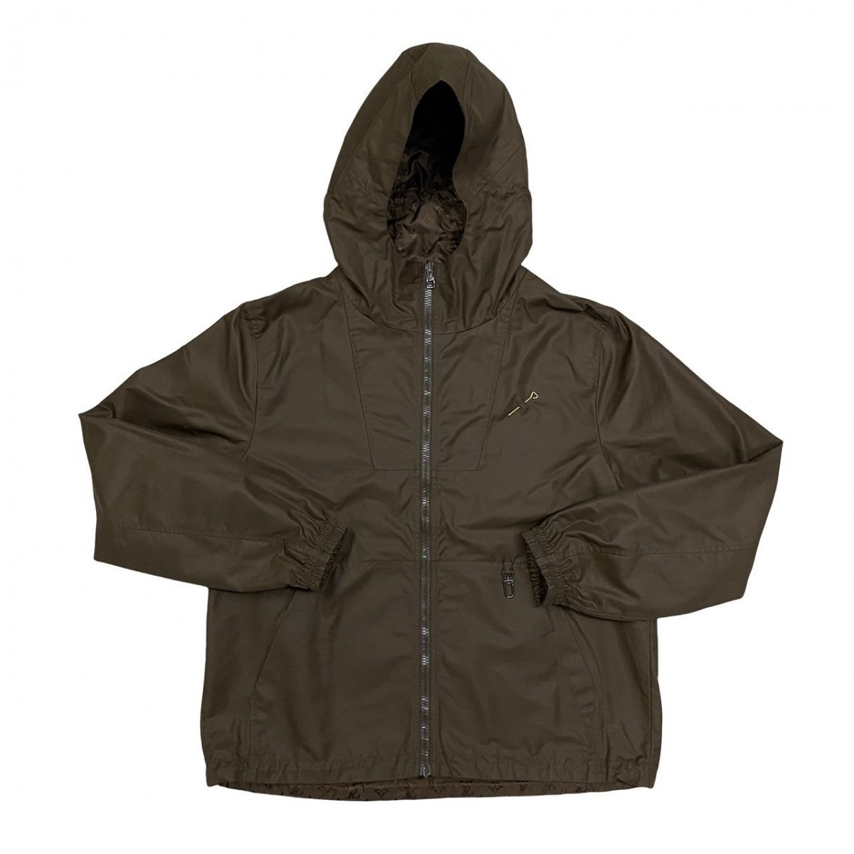 LOUIS VUITTON Blouson Nylon, Polyamide Brown reversible Monogram mens 48
