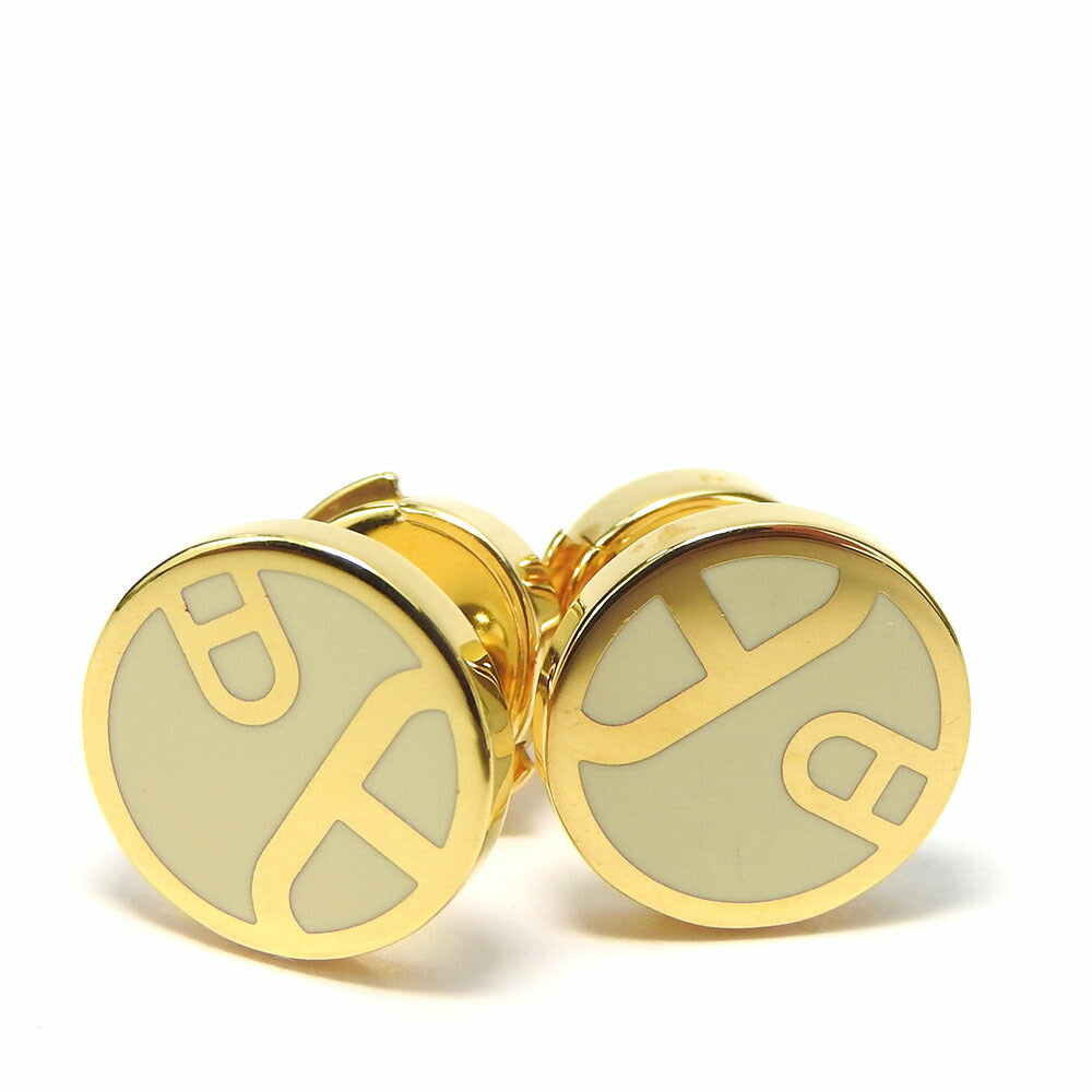 HERMES Pierce metal gold Chene Dunkle Women