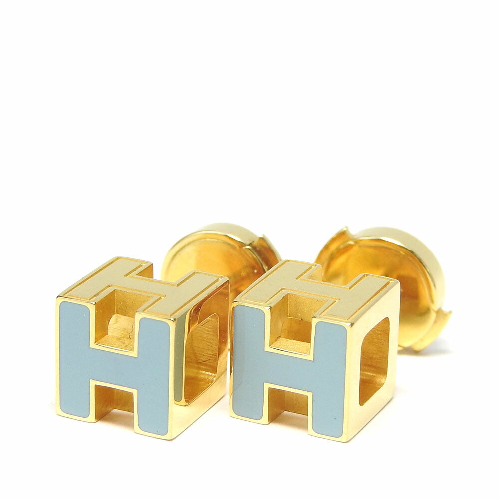 HERMES Pierce metal gold Cage de ash Women