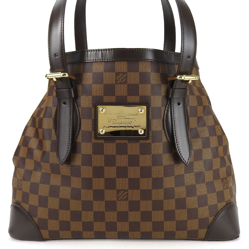 LOUIS VUITTON Tote Bag N51204 Damier Brown HamsteadMM