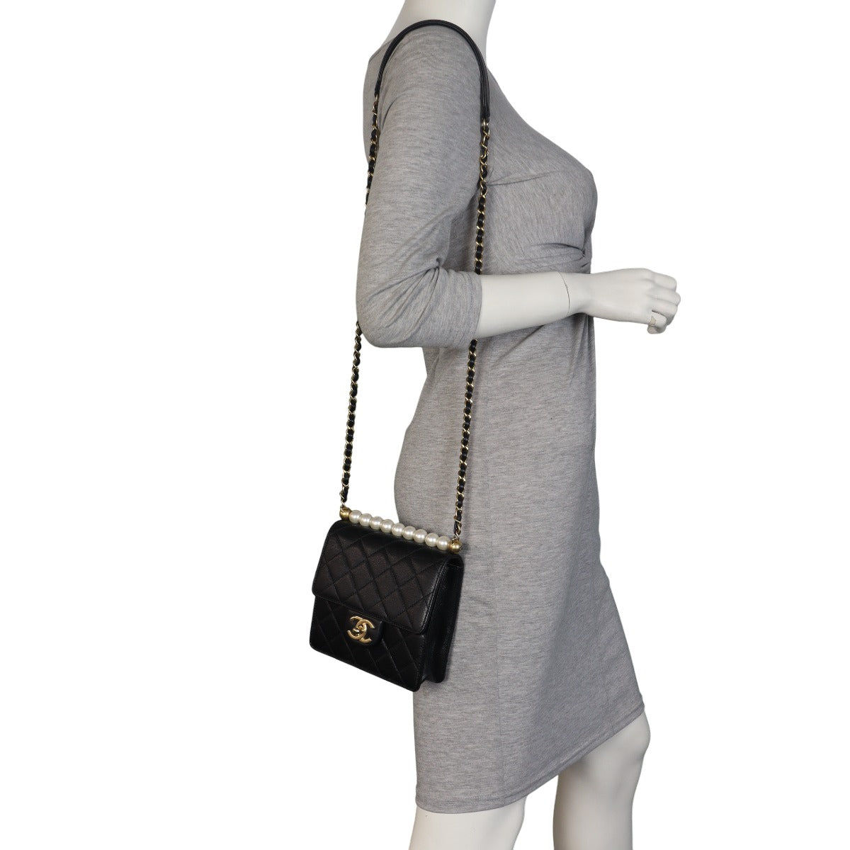 Chanel Chic Pearls Flap Mini Bag