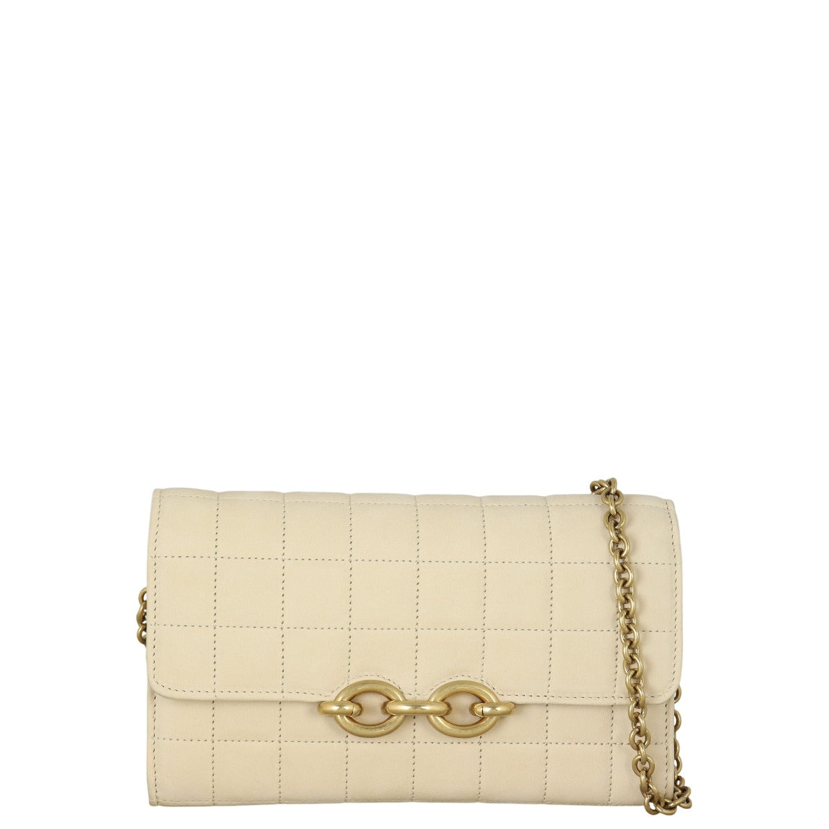 Saint Laurent Le Maillon Wallet On Chain Nubuck