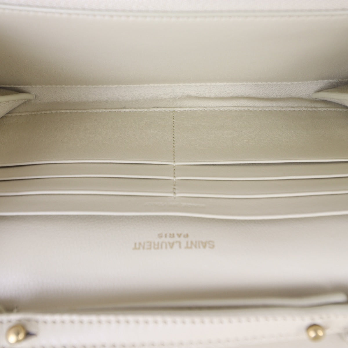 Saint Laurent Le Maillon Wallet On Chain Nubuck