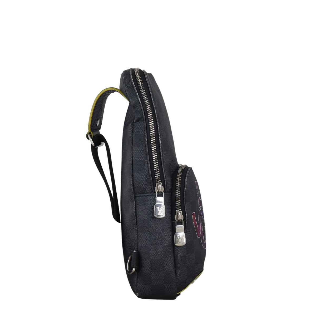 Louis Vuitton Avenue Sling Bag Damier Graphite Logo