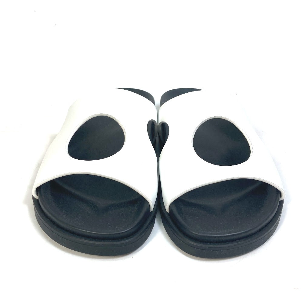 HERMES Sandals leather white edit Women 37