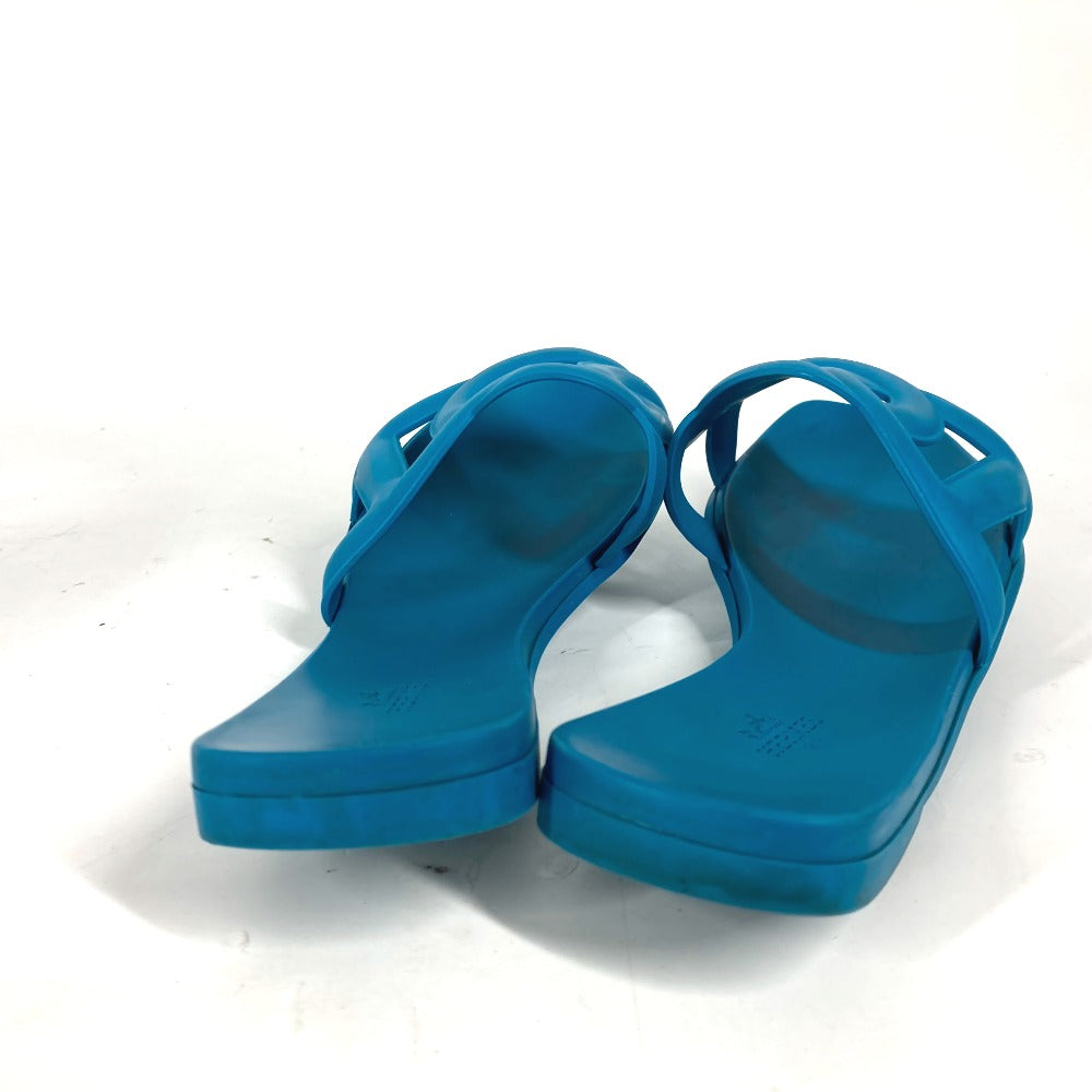 HERMES Sandals rubber blue Aloha Women 36