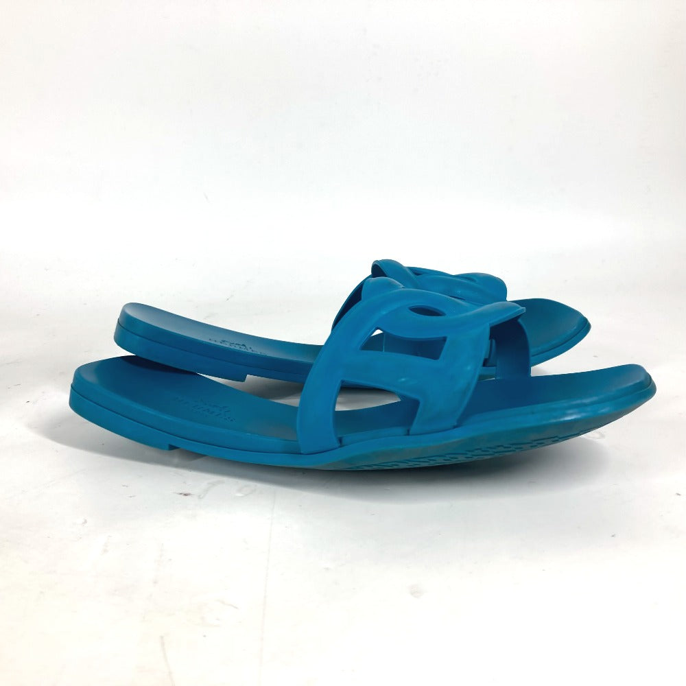 HERMES Sandals rubber blue Aloha Women 36