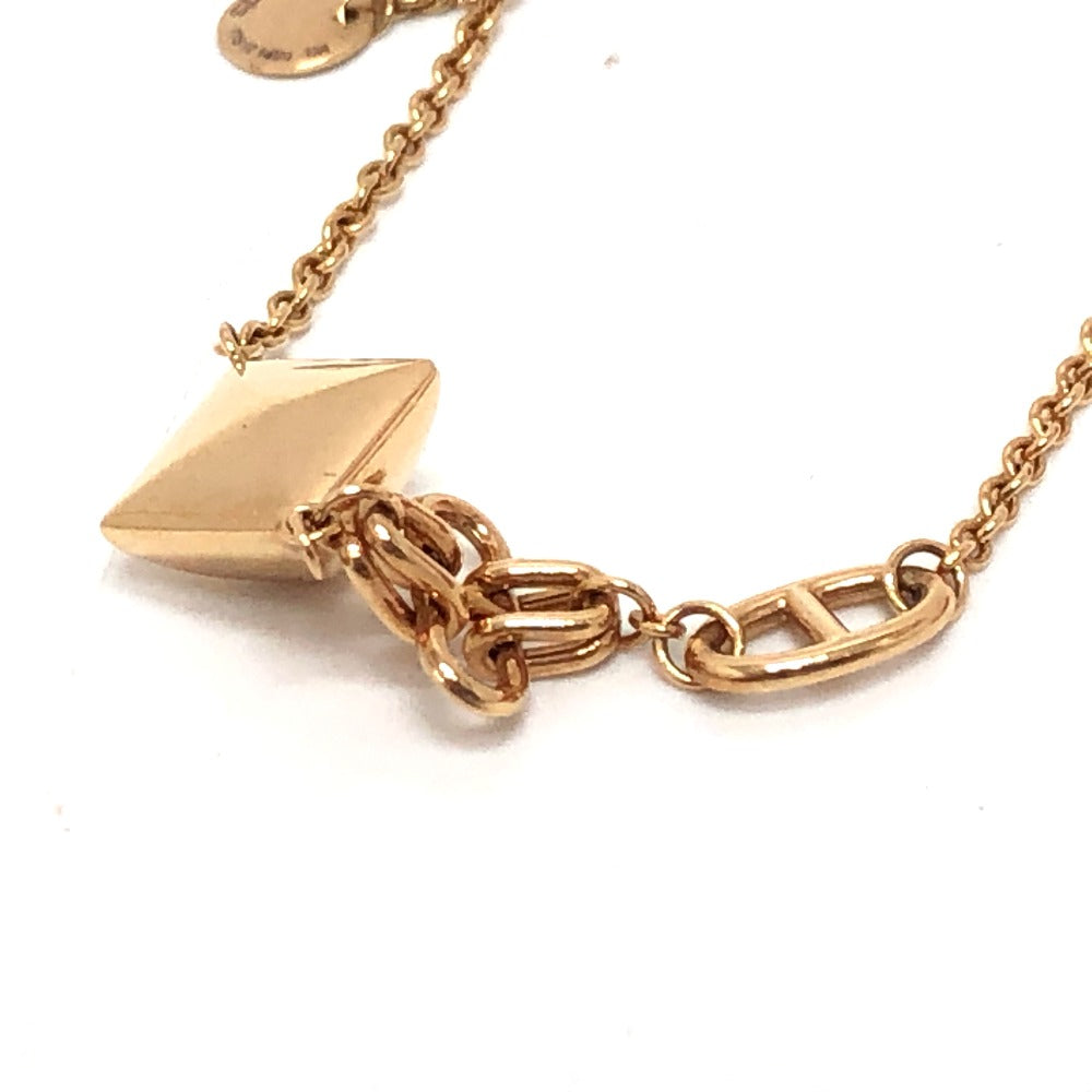 HERMES bracelet 18K Pink Gold gold 750PG Chene Dunkle Medor Ronde Multi Women