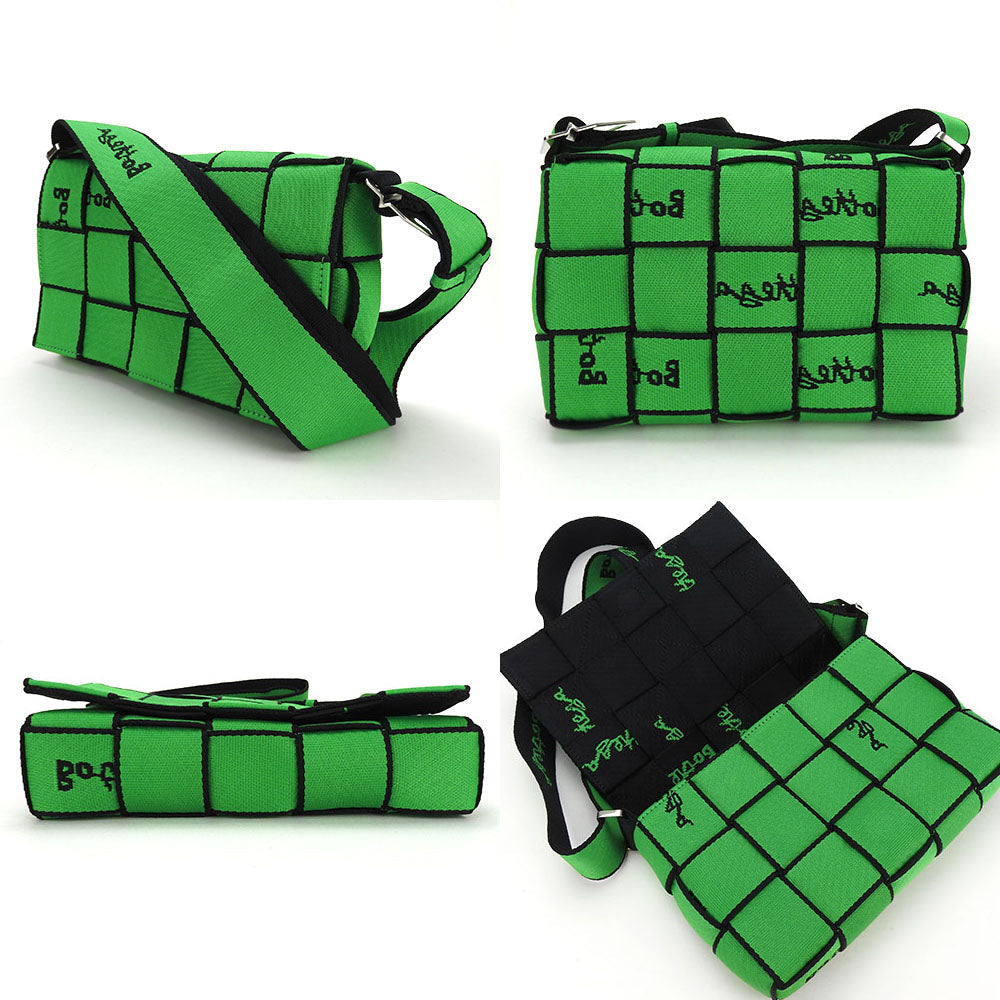 BOTTEGAVENETA Shoulder Bag cotton green cassette bag Women