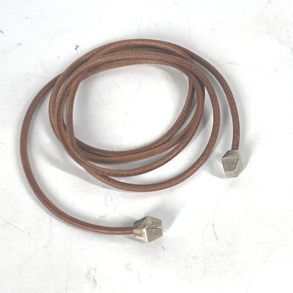 HERMES belt leather beige String belt Women