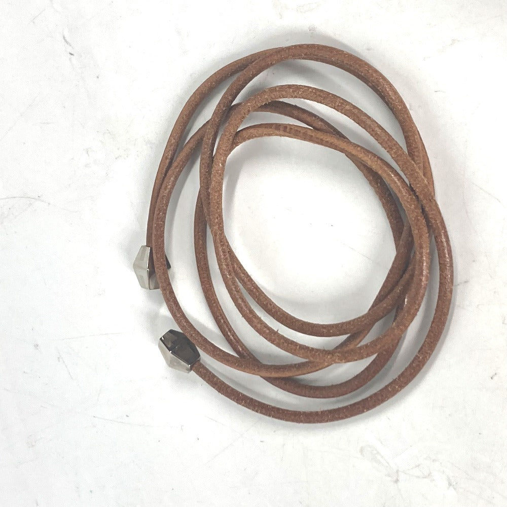 HERMES belt leather beige String belt Women