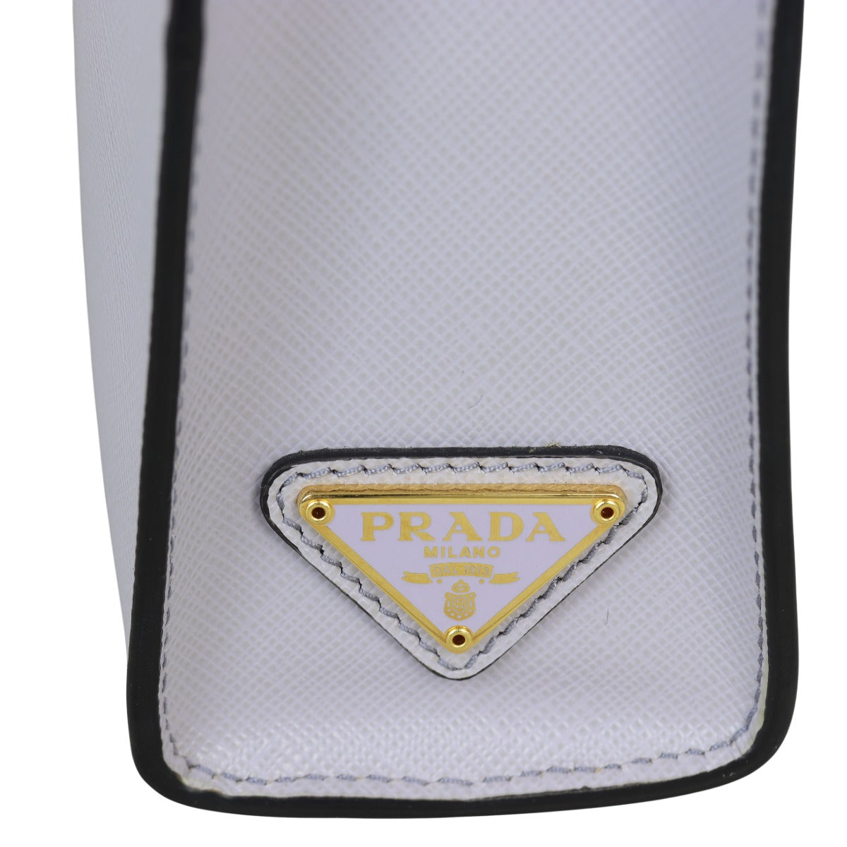 Prada Saffiano Embossed Logo Tote Small