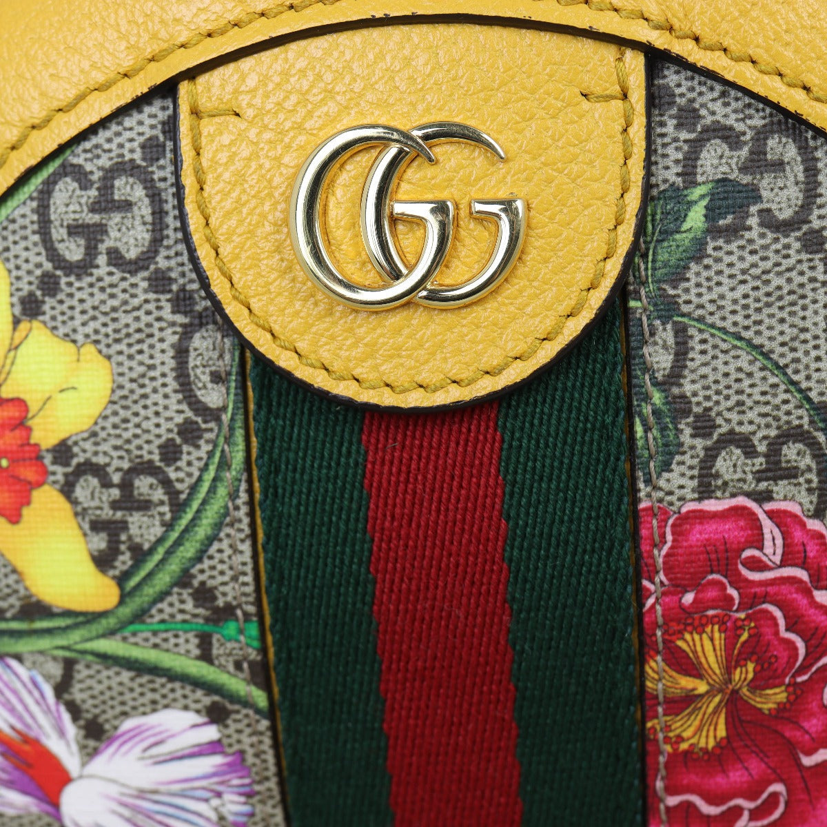 Gucci Flora Ophidia Round Mini Shoulder Bag