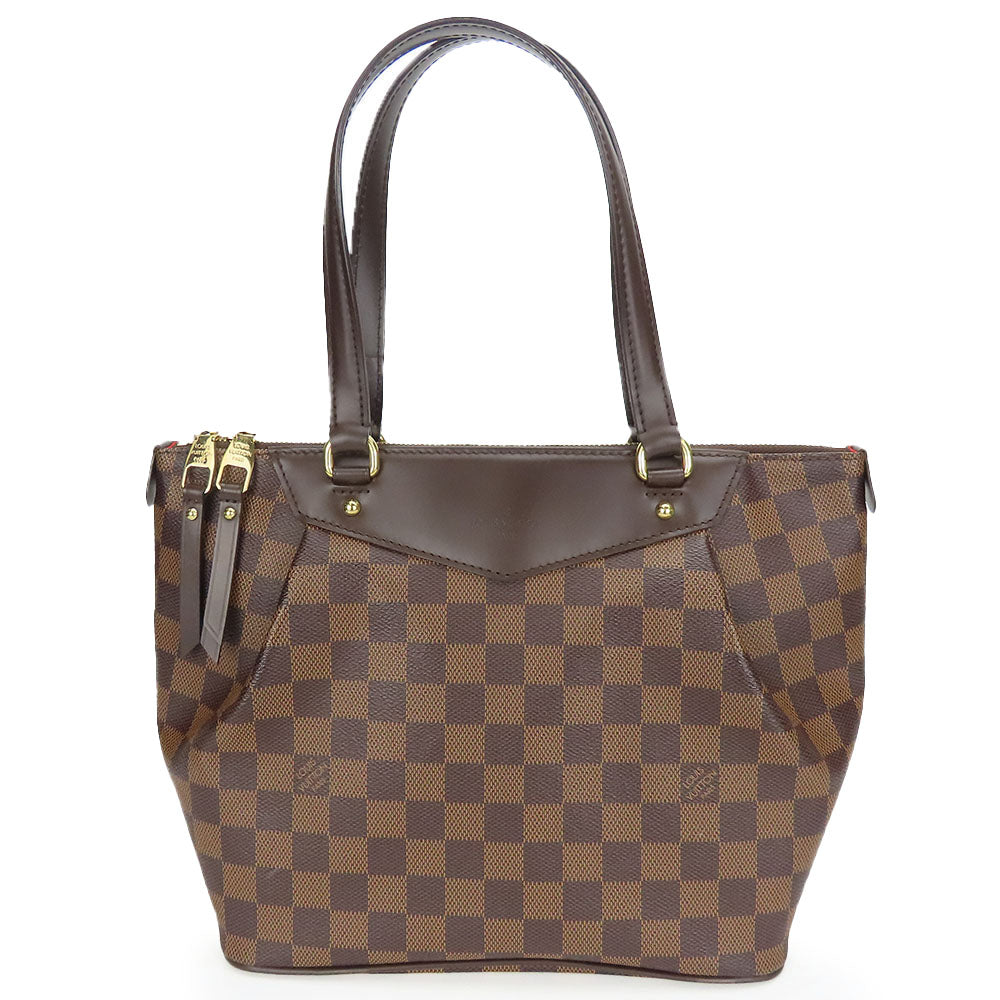 LOUIS VUITTON Tote Bag N41102 Damier Brown Westonminster PM