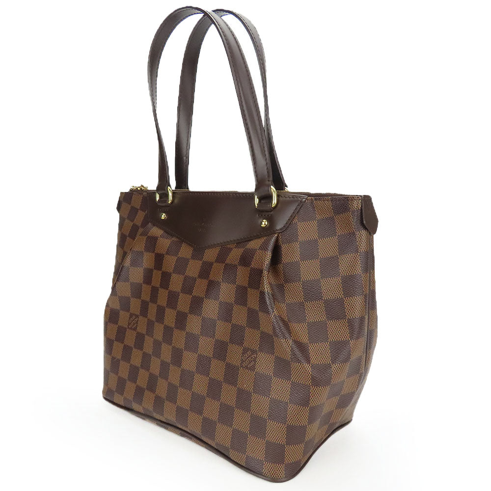 LOUIS VUITTON Tote Bag N41102 Damier Brown Westonminster PM