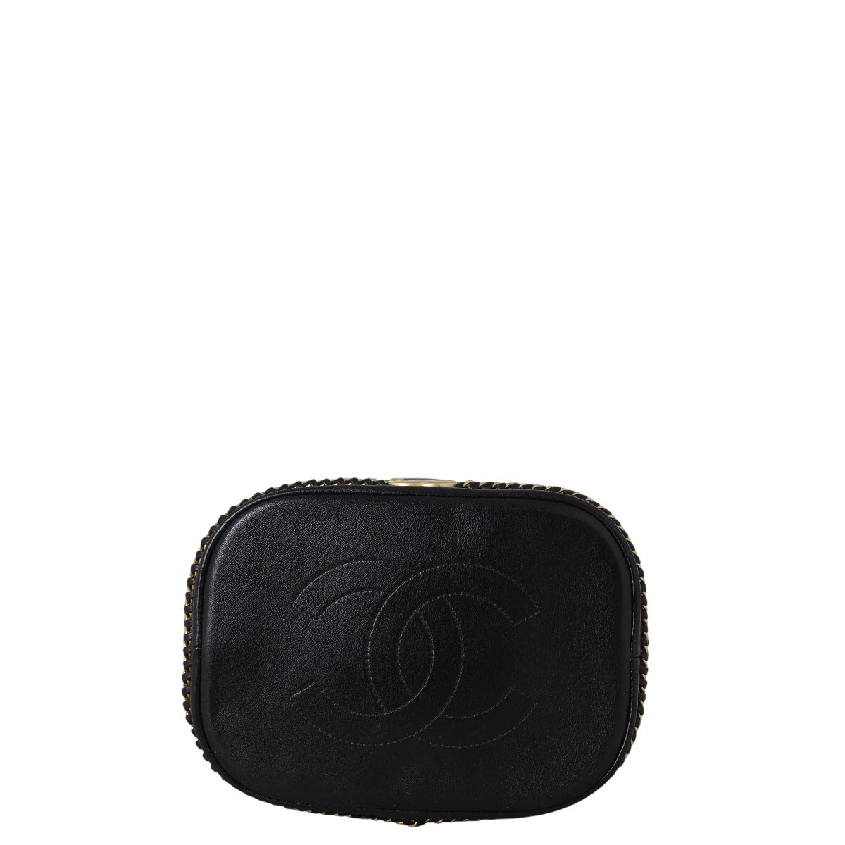 Chanel Paris Cosmopolite Bucket Bag Chevron