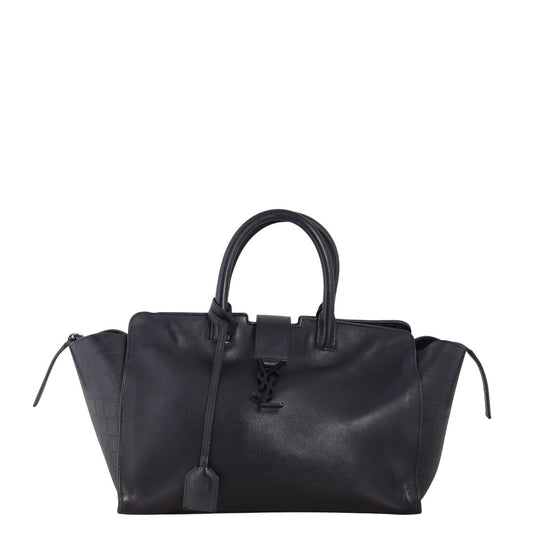 Saint Laurent Downtown Cabas Croc-Embossed