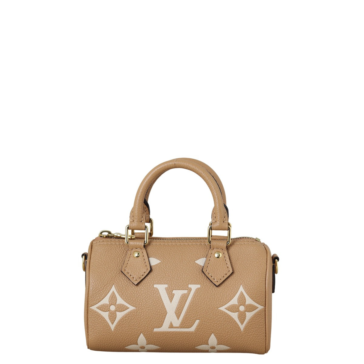 Louis Vuitton Nano Speedy Monogram Empreinte Giant Bicolour