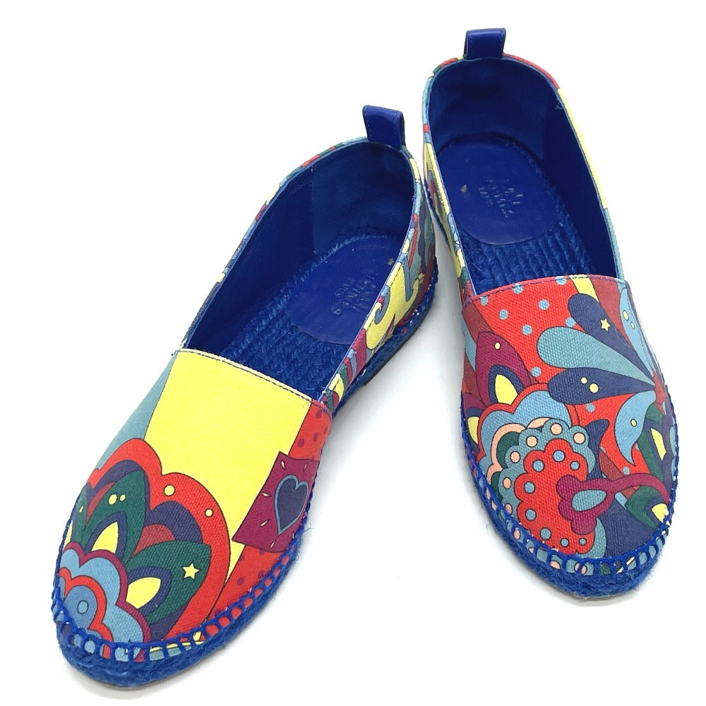 HERMES Slip-on cotton multicolor Espadrille Women 35