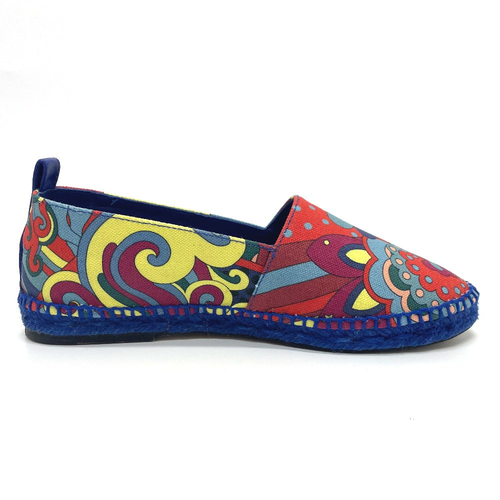HERMES Slip-on cotton multicolor Espadrille Women 35