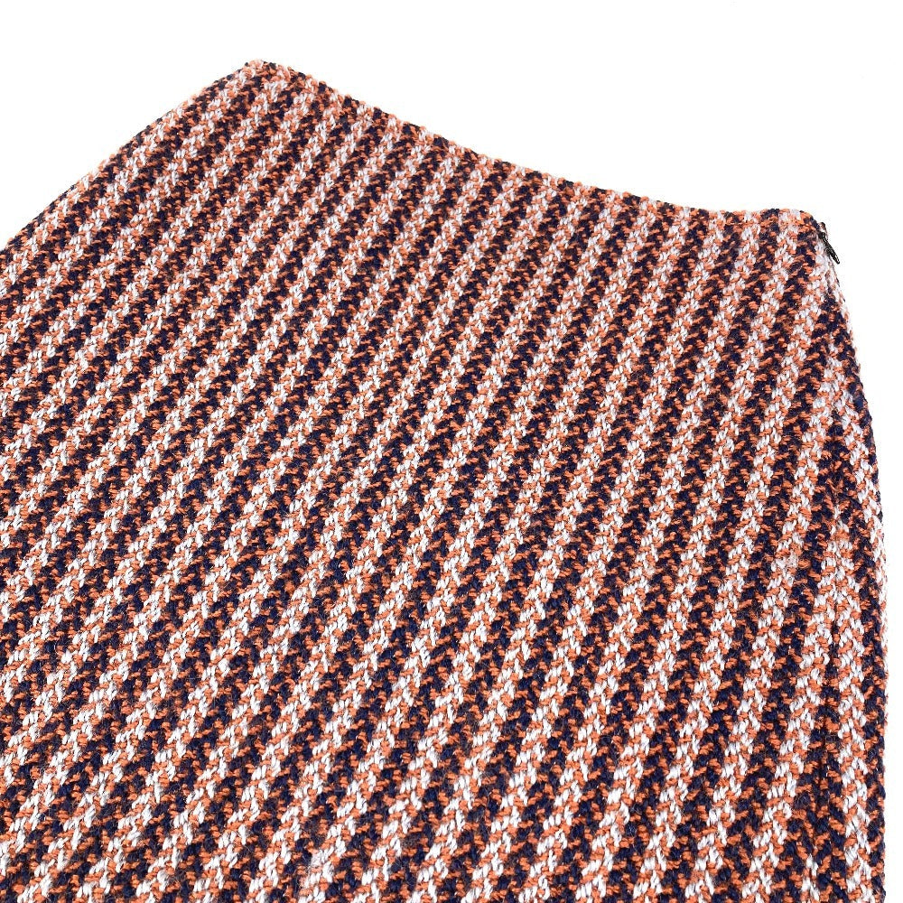 HERMES skirt wool Brown Women 34