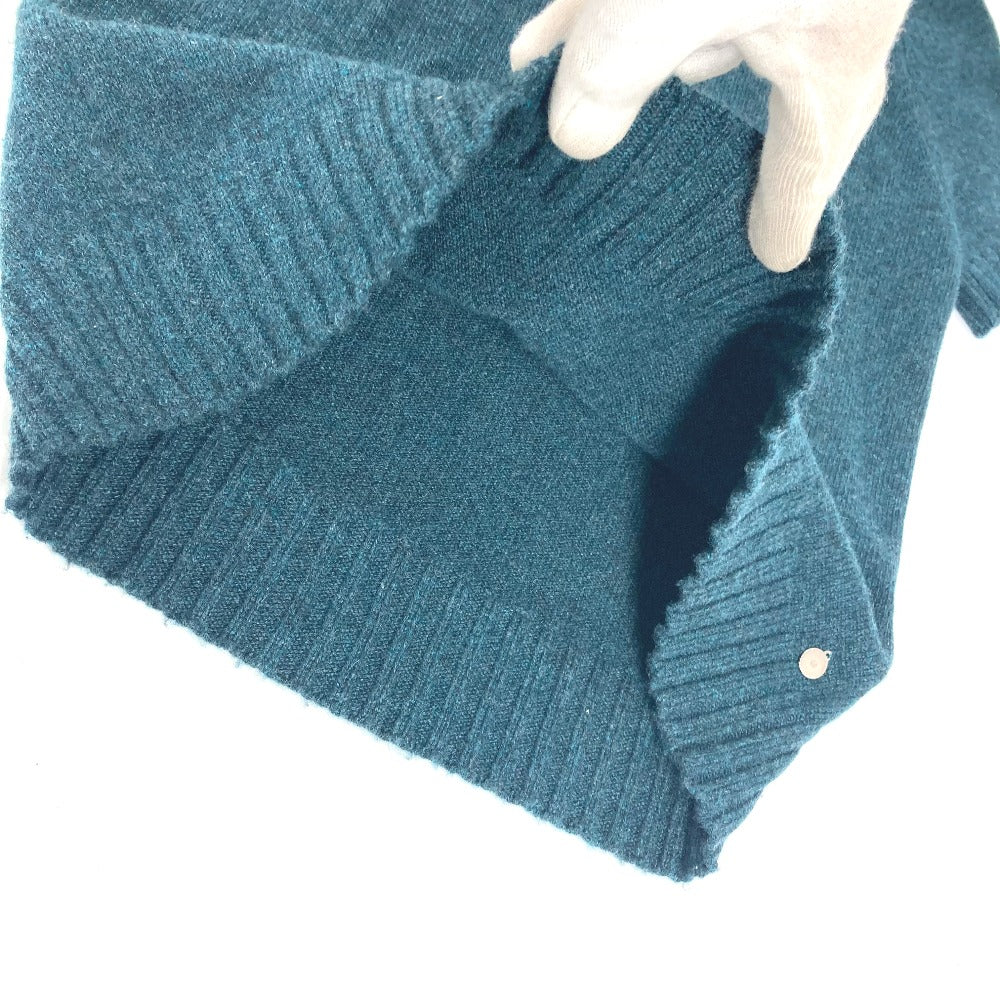 HERMES knit cashmere green Summer knit short sleeve 34