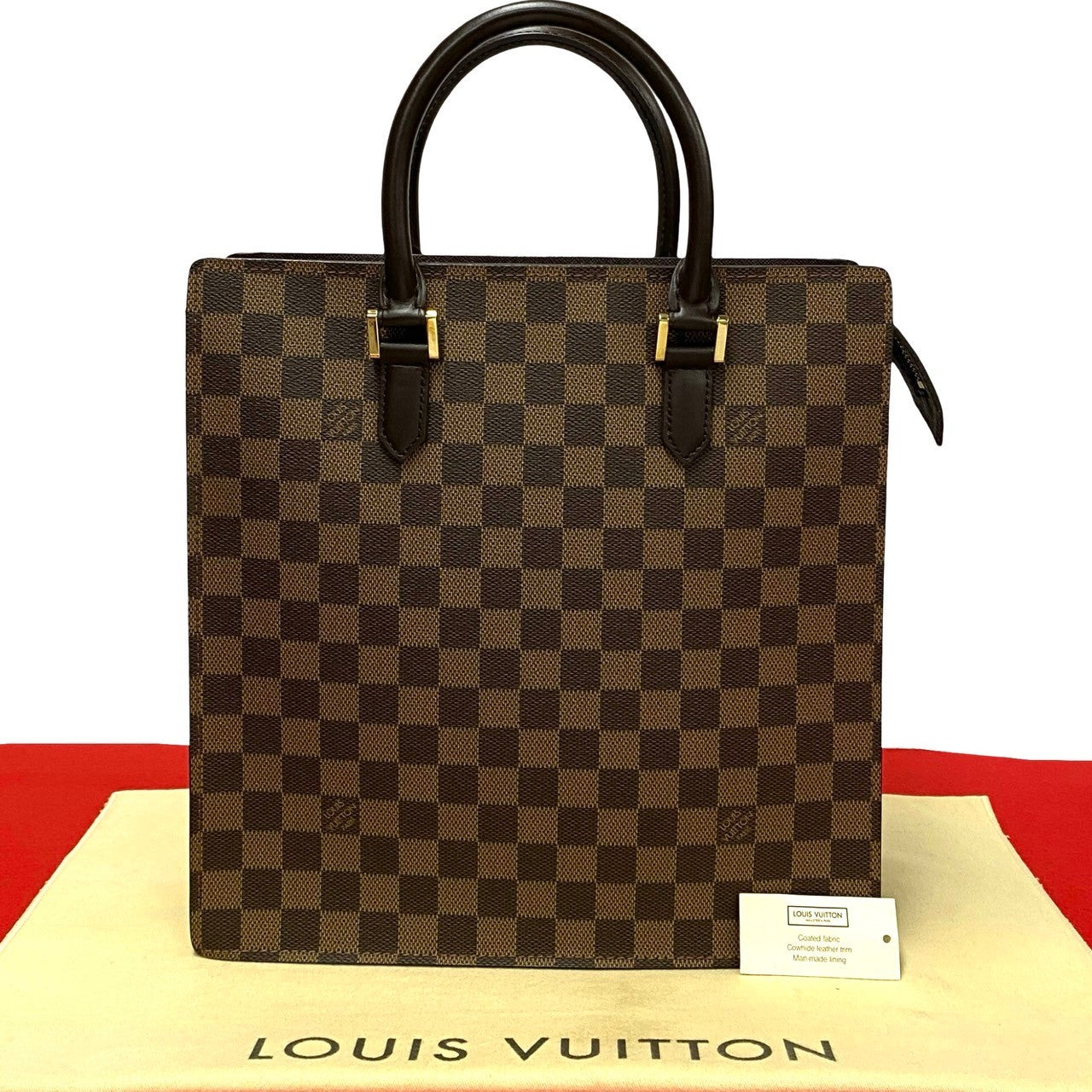 LOUIS VUITTON Handbag N51145 leather Brown Damier Venice PM