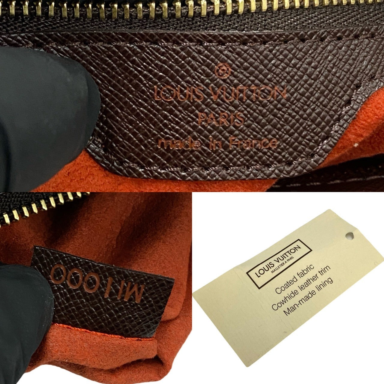 LOUIS VUITTON Handbag N51145 leather Brown Damier Venice PM