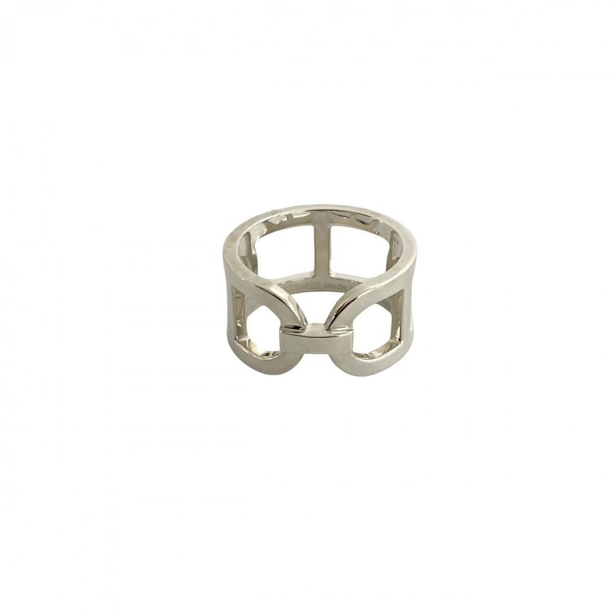 HERMES Ring Silver925 Silver Eva Chene Dunkle MM mens