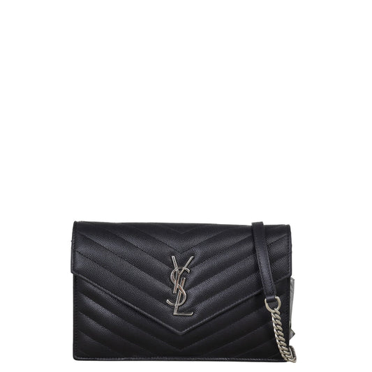 Saint Laurent Cassandre Envelope Chain Wallet