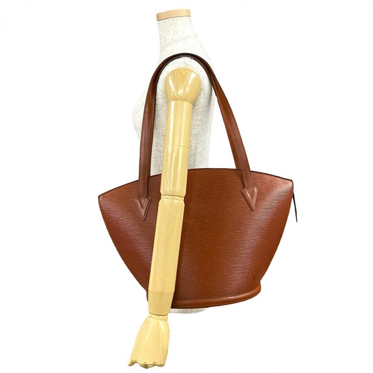 LOUIS VUITTON Tote Bag M52263 Epi Leather Brown Epi Sunjack shopping Women