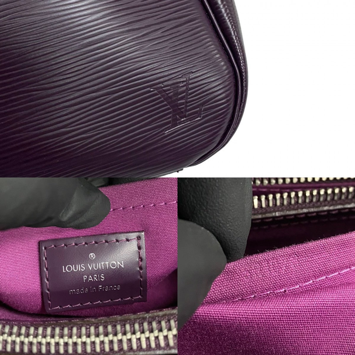 LOUIS VUITTON Handbag M5926K Epi Leather purple Epi Passy PM Women