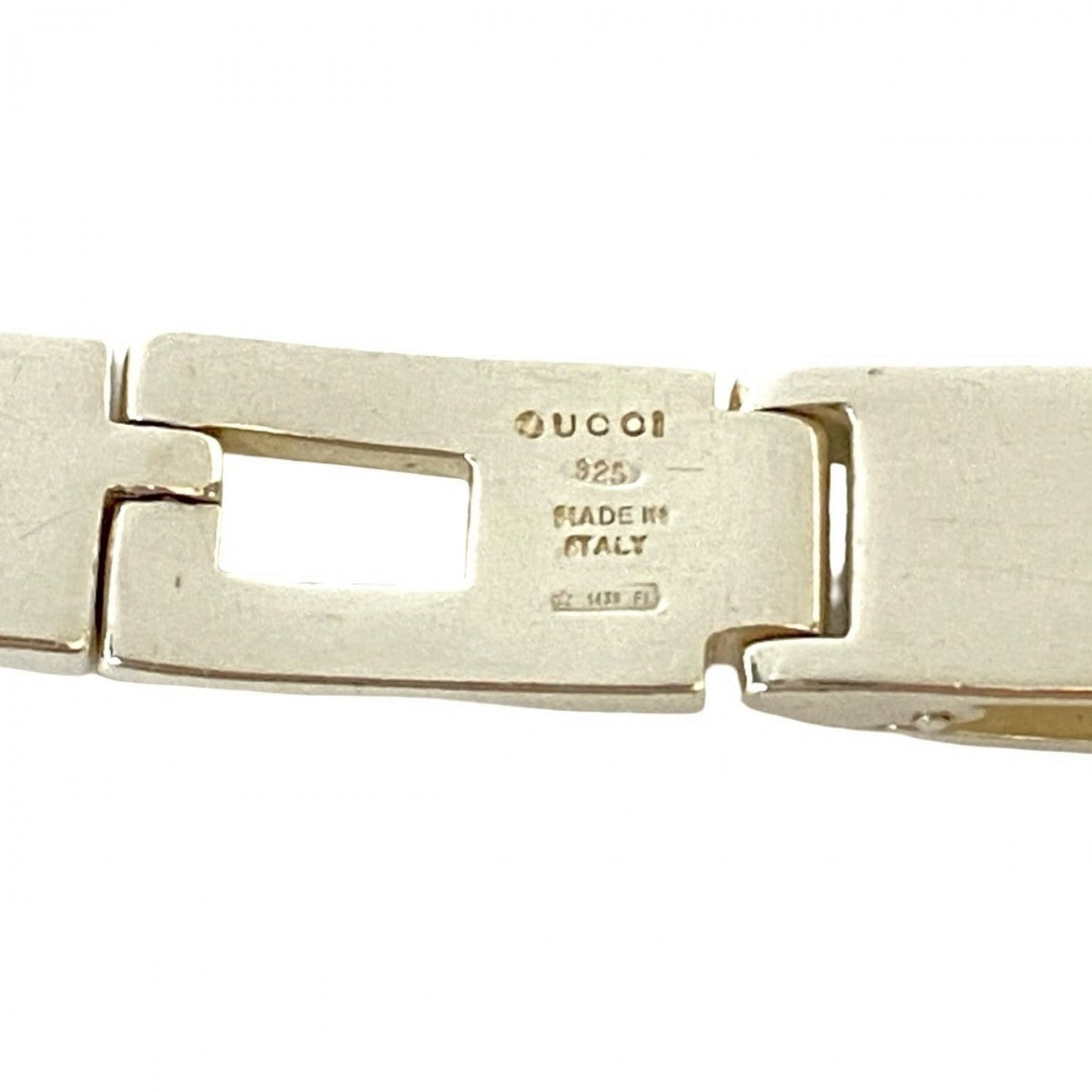 GUCCI bracelet Silver925 Silver G Shape Chain Bracelet mens