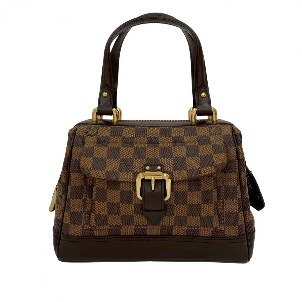 LOUIS VUITTON Handbag N51201 leather Brown Damier Knightsbridge