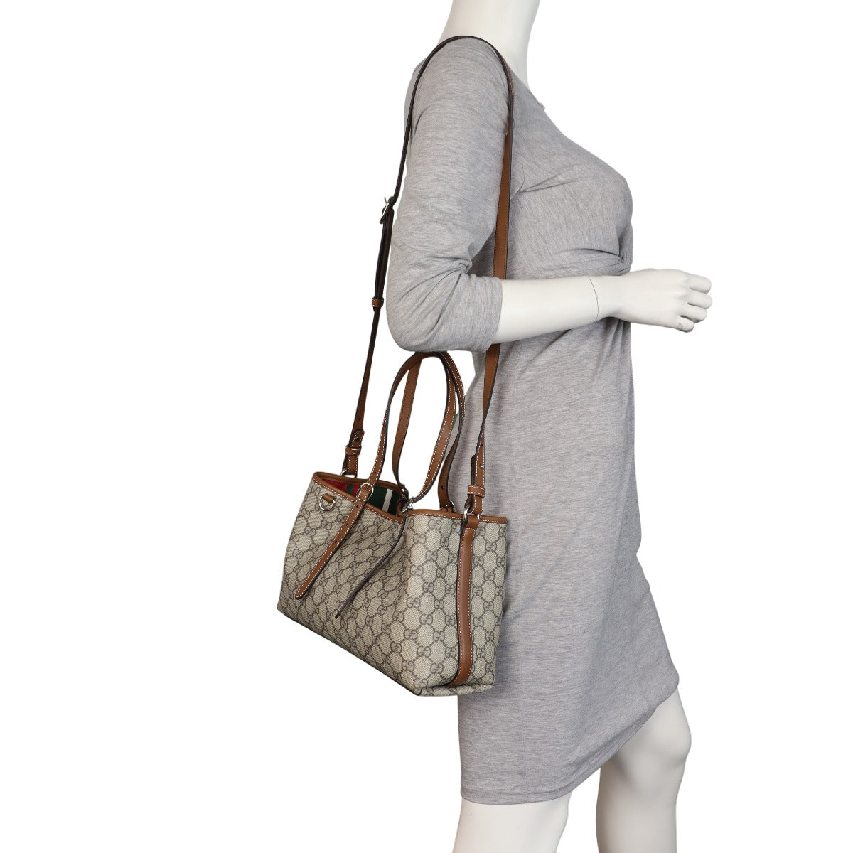 Gucci GG Monogram Emblem Tote Medium