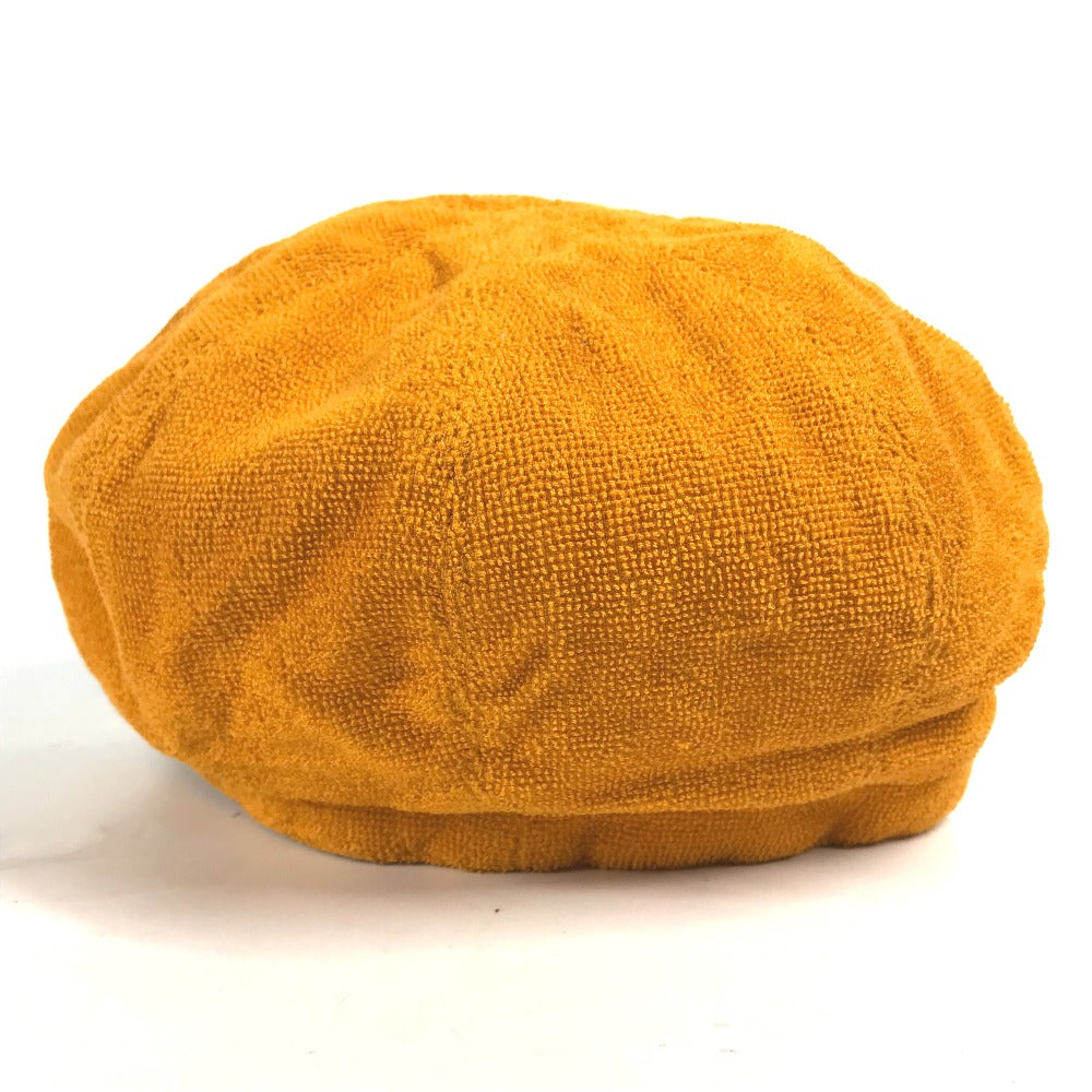 HERMES cap Cotton, Rayon Orange Hat cap cap Casquette 57
