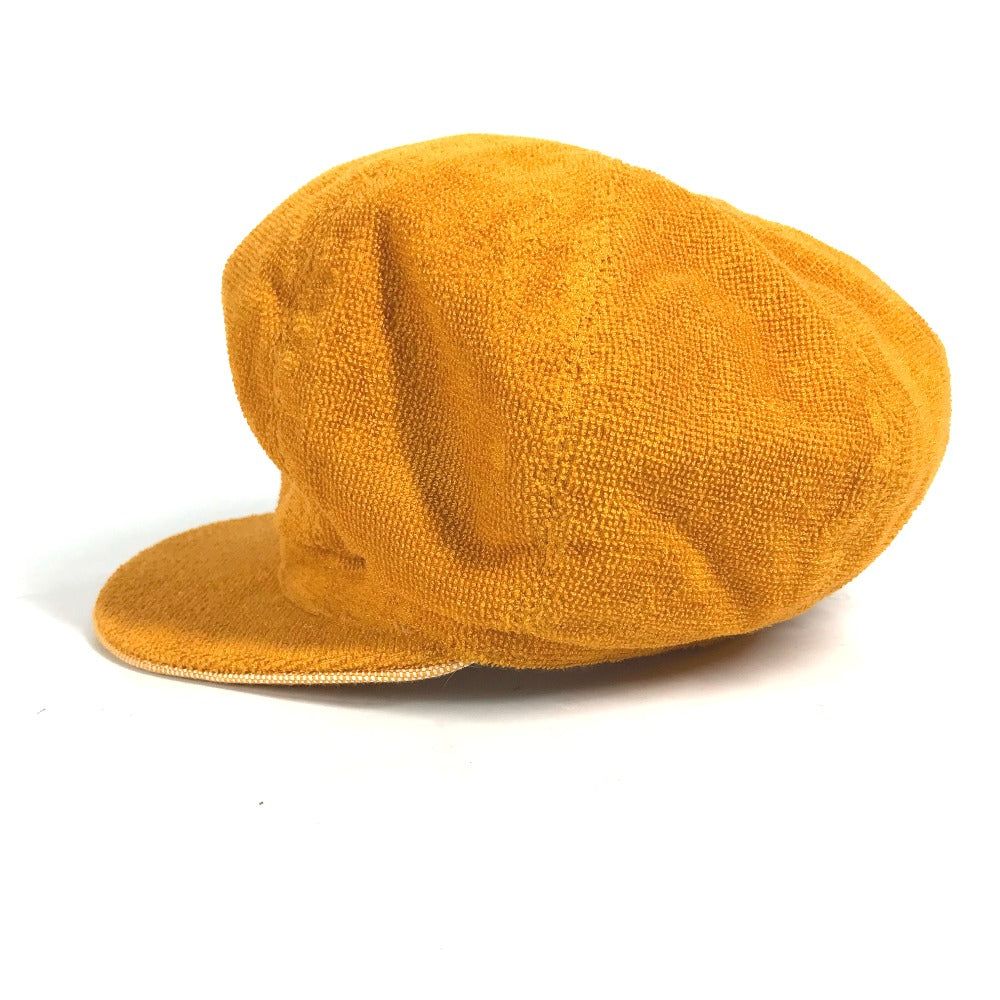 HERMES cap Cotton, Rayon Orange Hat cap cap Casquette 57