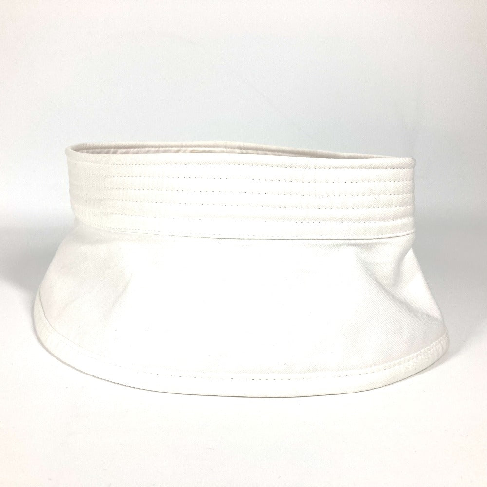 HERMES Sun visor Cotton, Nylon white visor unisex(Unisex) 57