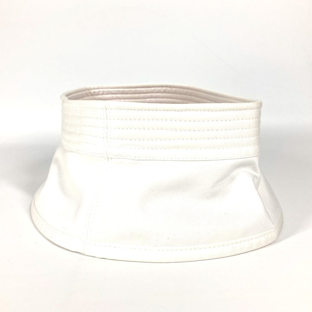 HERMES Sun visor Cotton, Nylon white visor unisex(Unisex) 57